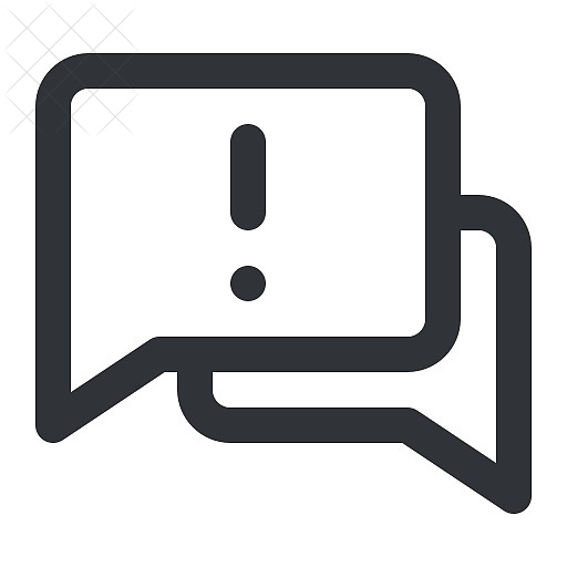 Chat, communication, conversation, message, notification icon.