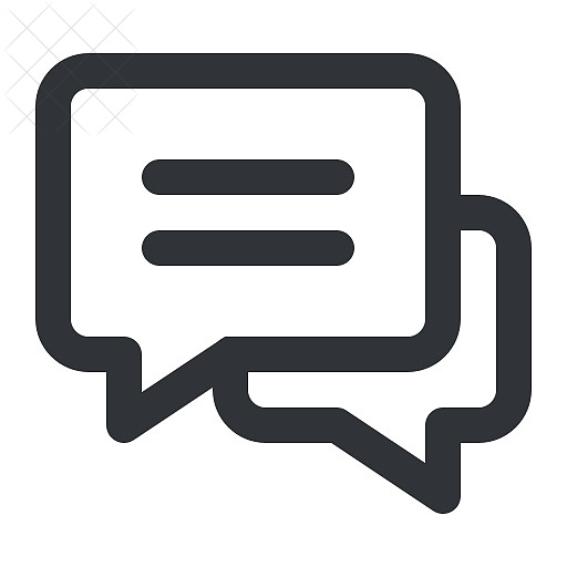Text, chat, communication, conversation, message icon.