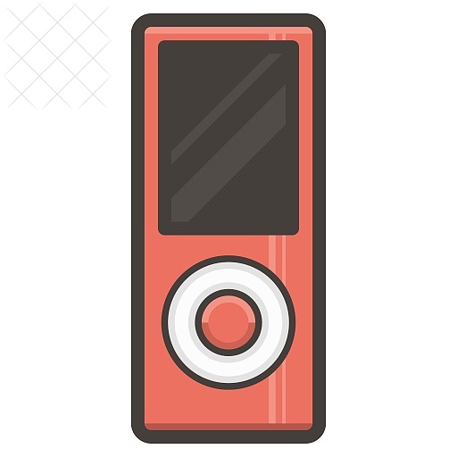 Gen, ipod, nano, music, player icon.