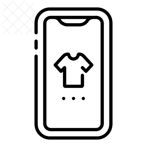 Buy, online, sale, shirt, shop icon.