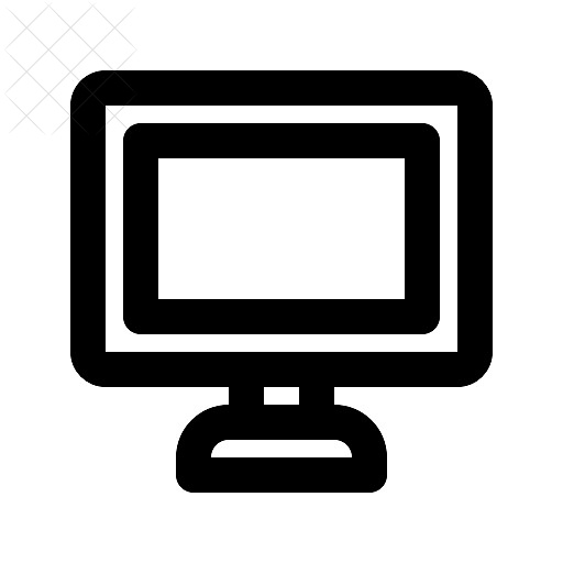 Computer, screen icon.