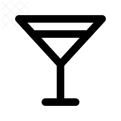 Drinks, glass icon.