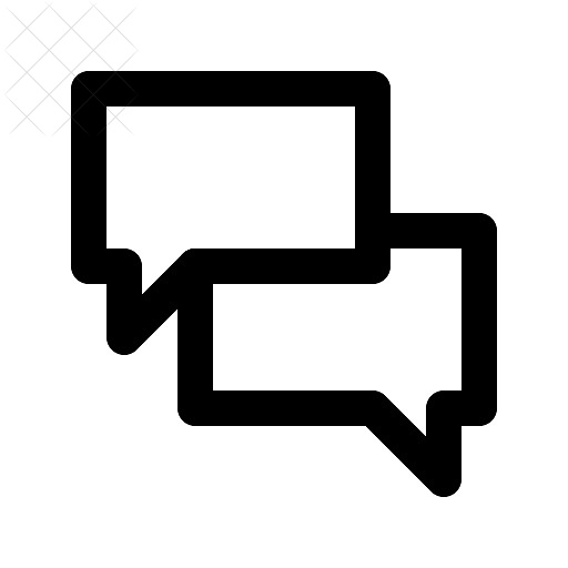 Chat, commerce, e, messages icon.