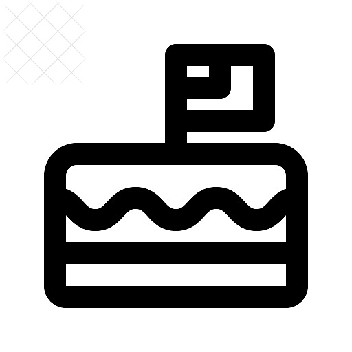 Cake, day, independence icon.