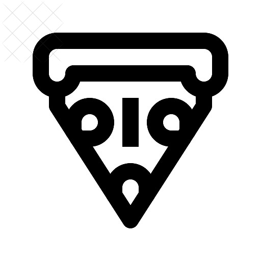 Italy, pizza icon.