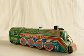 静物老式玩具火车图片素材