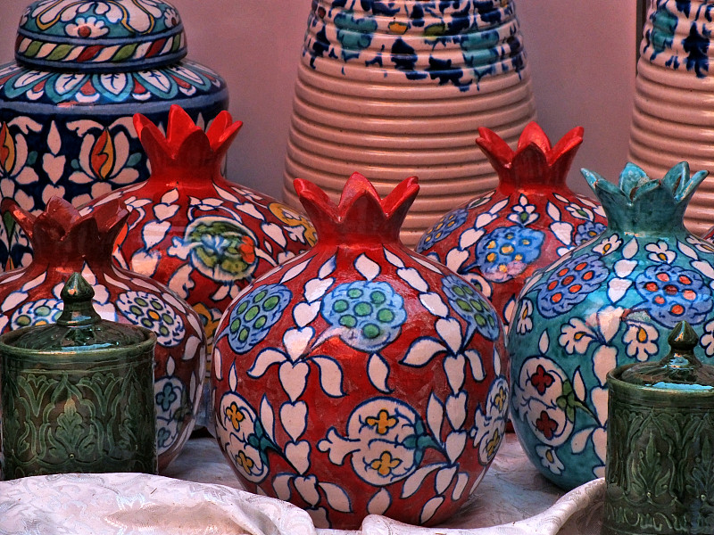 上釉赤陶土——信德省用粘土制作物品的傳統藝術圖片素材