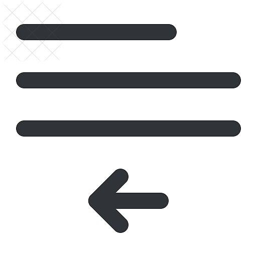 Text, align, format, indent, left icon.