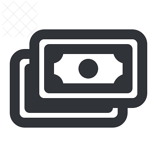 Cash, currency, money, payment icon.