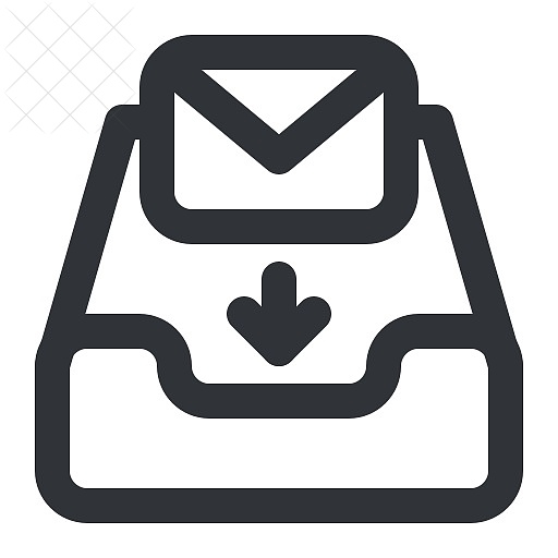 Email, envelope, inbox, letter, mail icon.