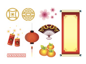 中国新年标志图片素材