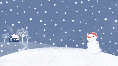 冬天-大雪-插画-动图元素下载