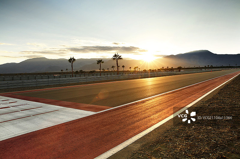美丽美国棕榈泉赛车场图片素材