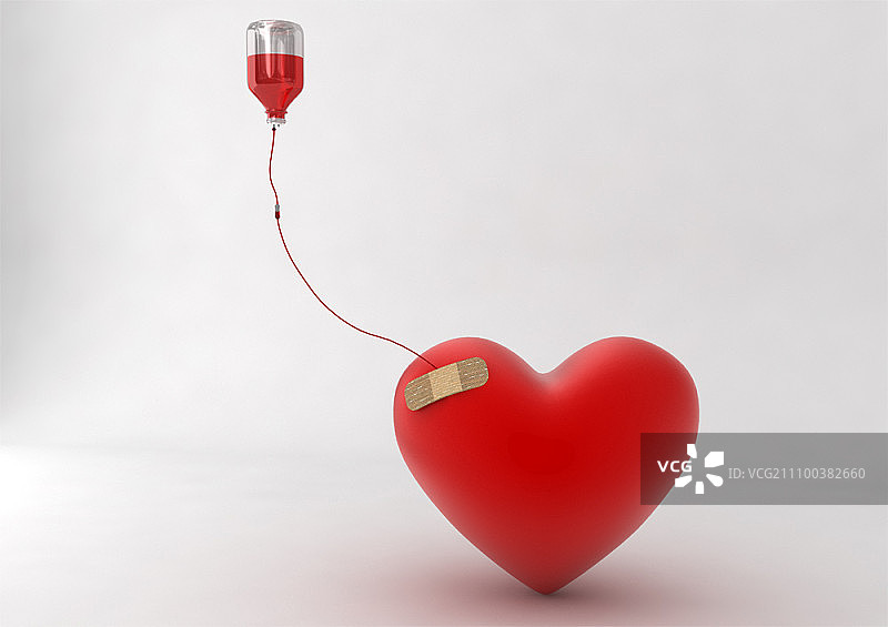 心脏形状的物体献血图片素材