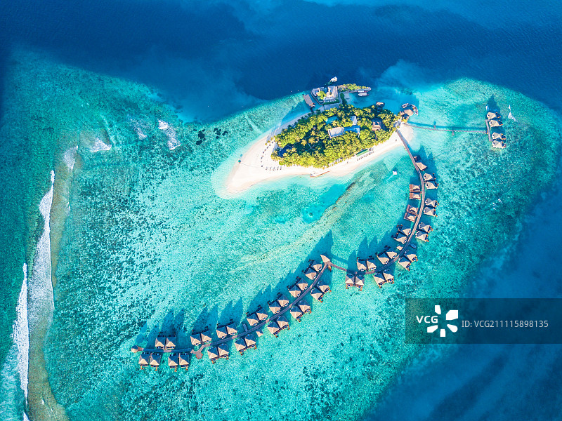 马尔代夫度假胜地图片素材