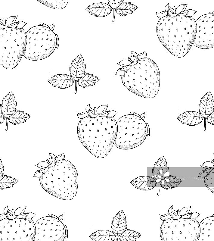 草莓 插图图片素材