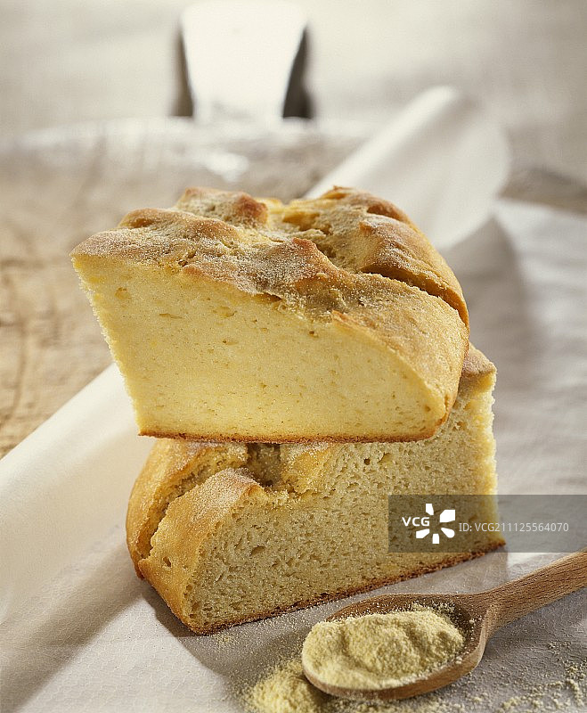 玉米面葡萄牙面包图片素材