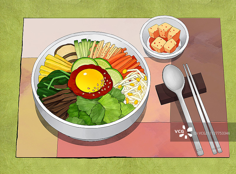 韩国美食图例001图片素材