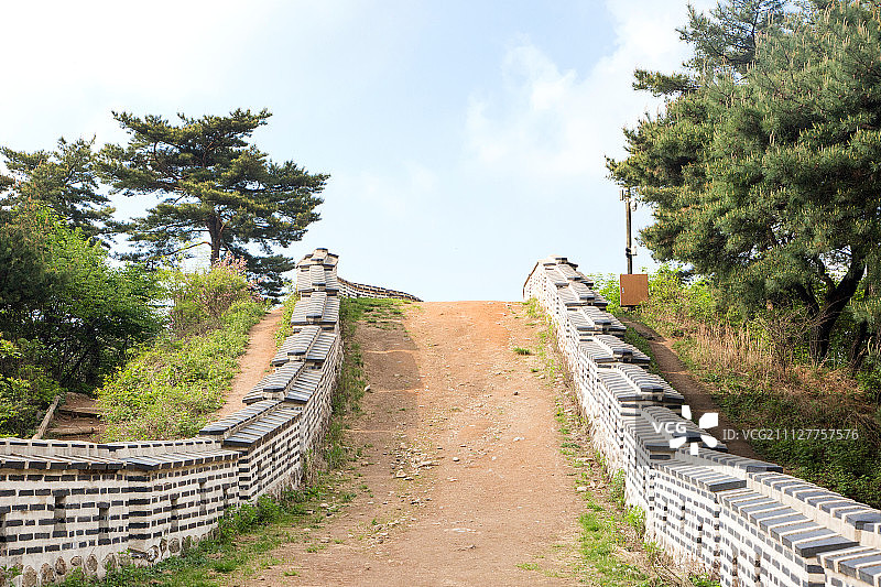 南山城，韩国的要塞127图片素材