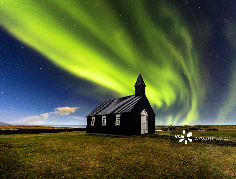 神来之光（冰岛）图片素材