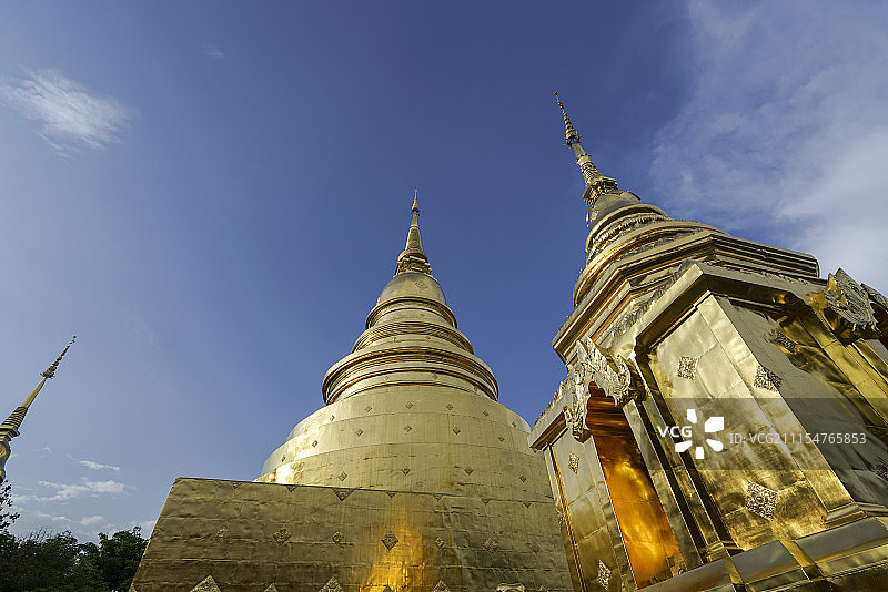 泰国清迈帕辛寺Wat Phra Singh Woramaha图片素材