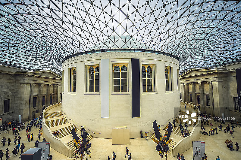 英国伦敦 大英博物馆 British Museum, UK图片素材