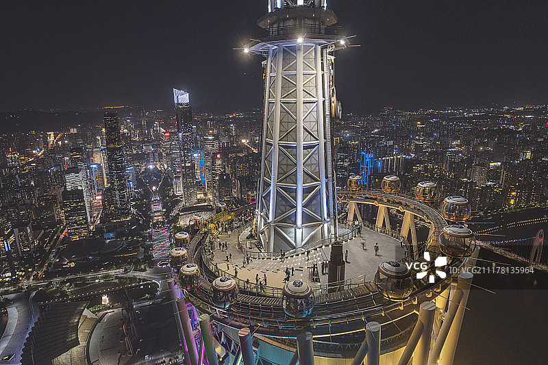 广州塔与珠江新城景观图片素材