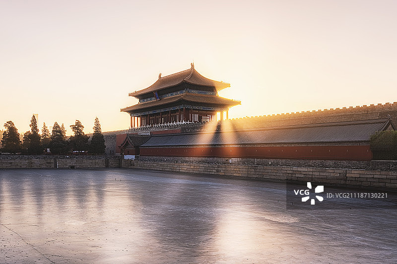 北京故宫与中轴线景观图片素材