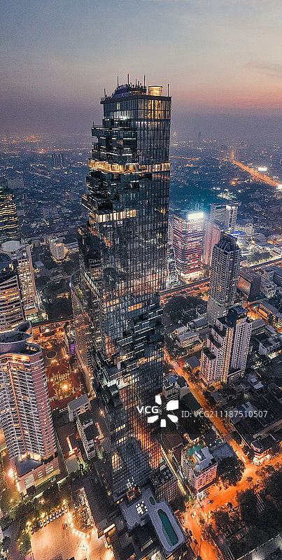 曼谷第一高楼MahaNakhon图片素材