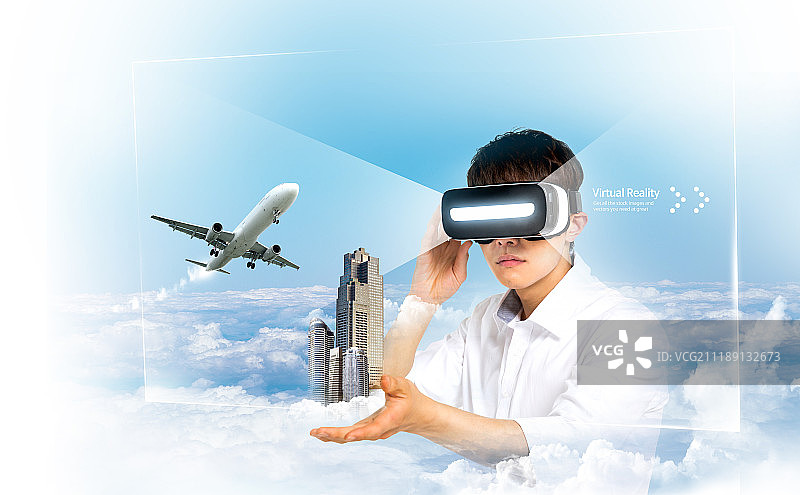 VR，虚拟现实，第四次工业革命，生活方式图片素材