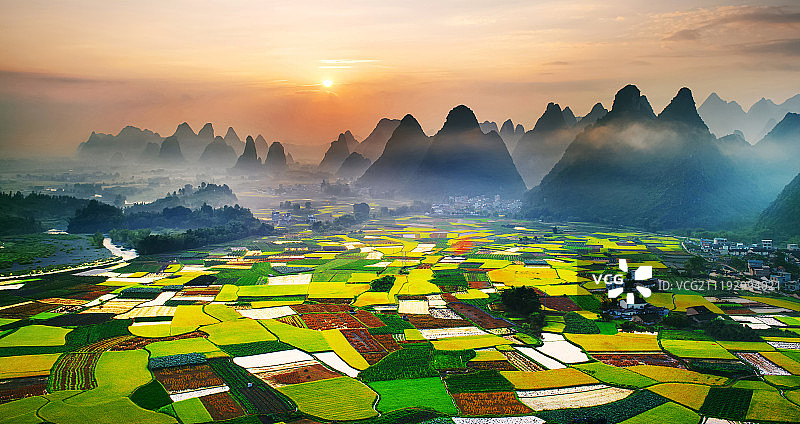 广西桂林自然风光图片素材