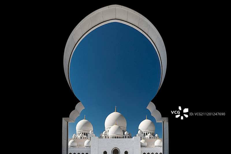 阿布扎比谢赫扎耶德大清真寺图片素材