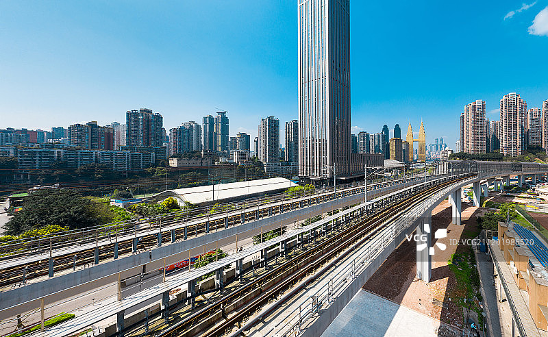 重庆南滨路轻轨车站图片素材