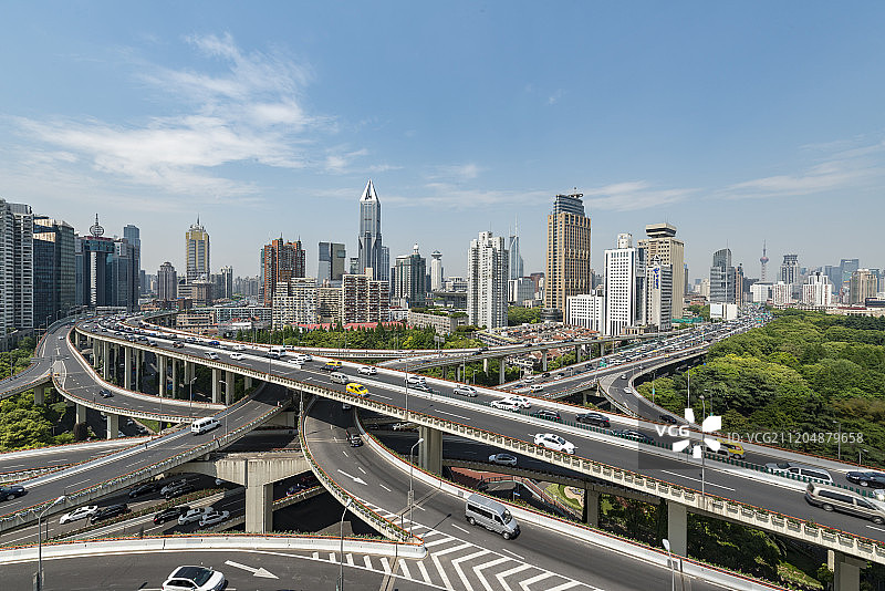 上海立交桥风光图片素材