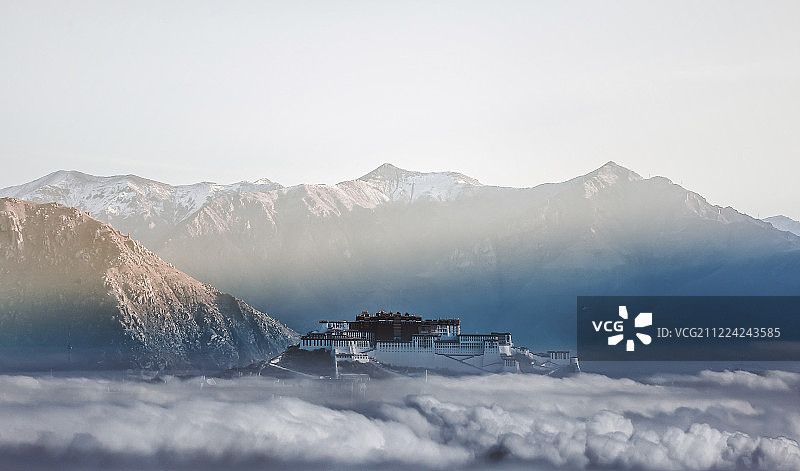 西藏布达拉宫风光图片素材