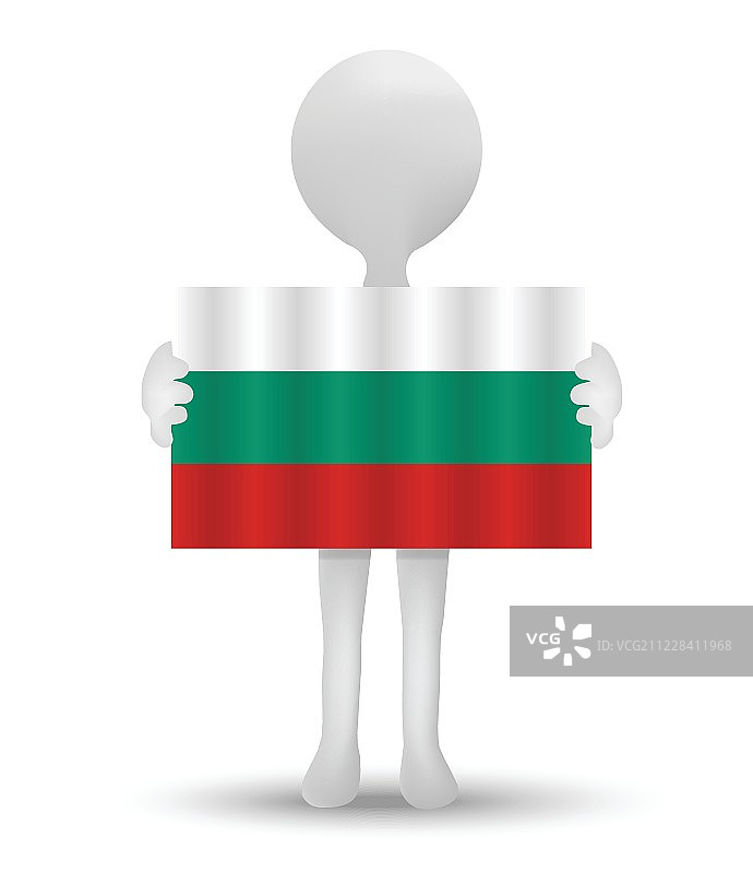保加利亚共和国国旗图片素材