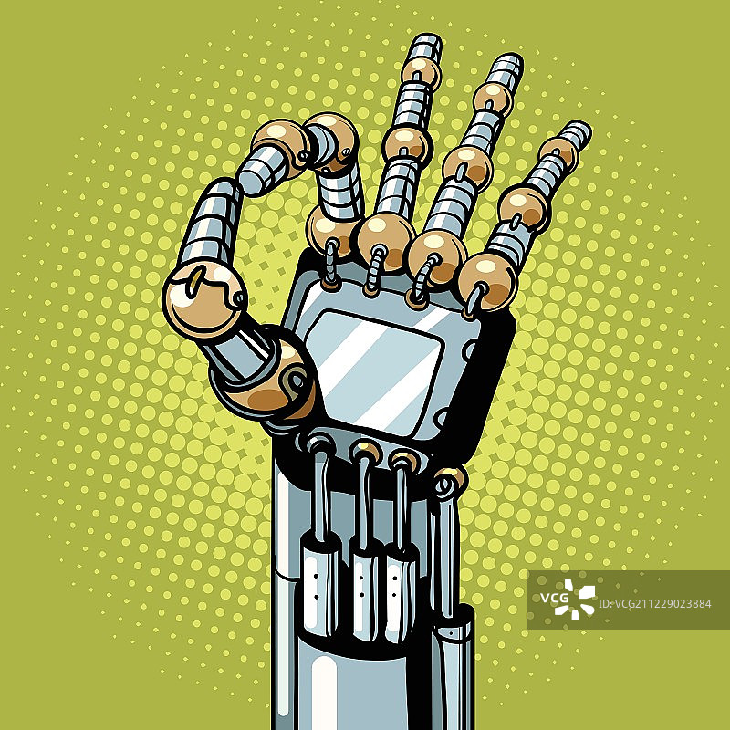 机器人，好的，手势，手图片素材