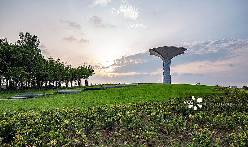郑州航空港区梅河公园图片素材
