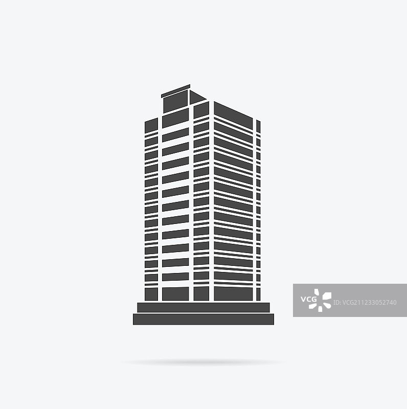 摩天大楼和房屋建筑的标志图片素材