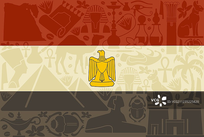 埃及国旗图片素材