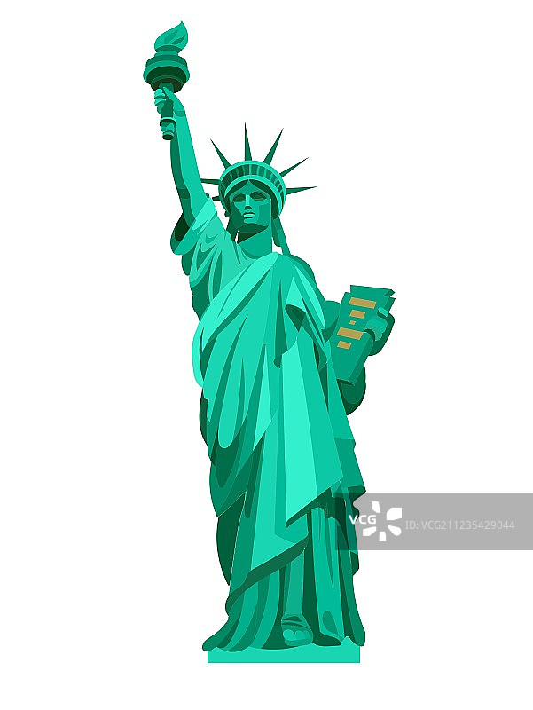 美国自由女神像图片素材