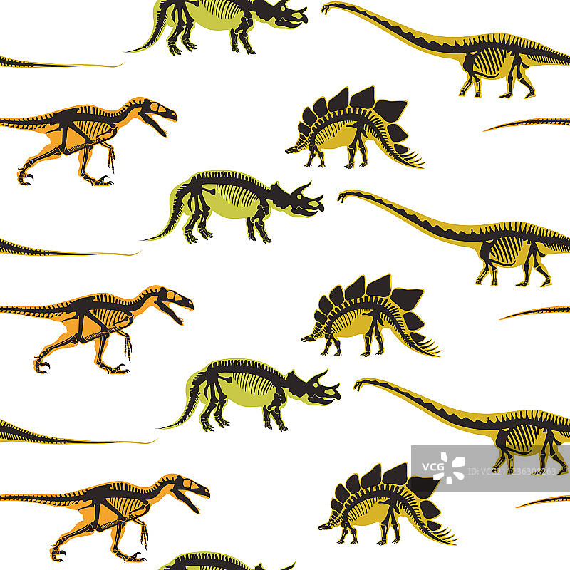 恐龙和翼手龙类动物图片素材