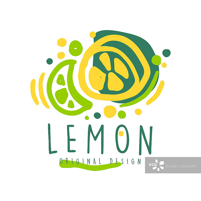 柠檬原创设计标志天然健康图片素材
