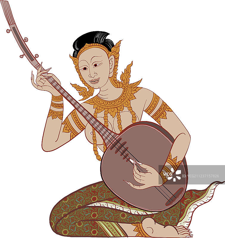 泰国传统纹身泰国绘画图片素材