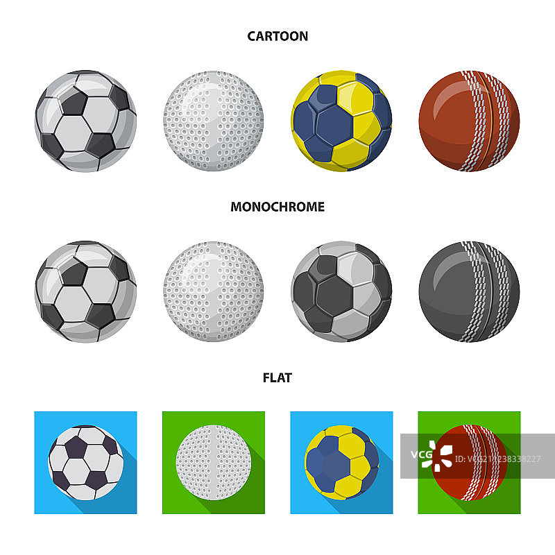 孤立对象的体育和球标志收集图片素材