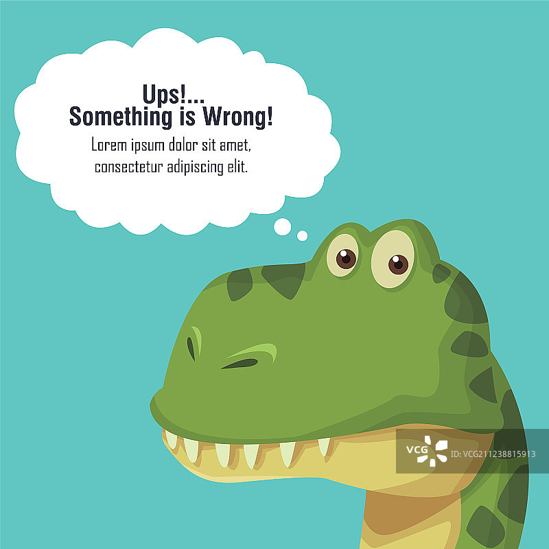 错误404恐龙主题图片素材