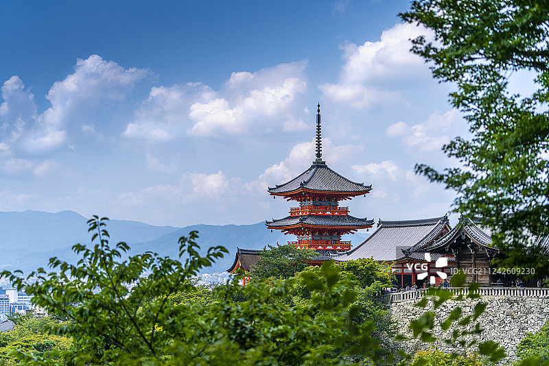 日本京都清水寺图片素材