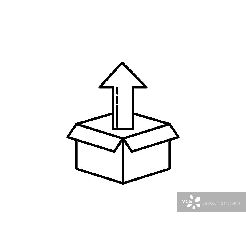 盒子包裹的标志和符号可以用于网页图片素材