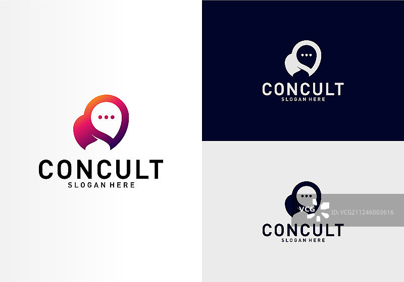 企业咨询logo概念应用聊天聊天图片素材