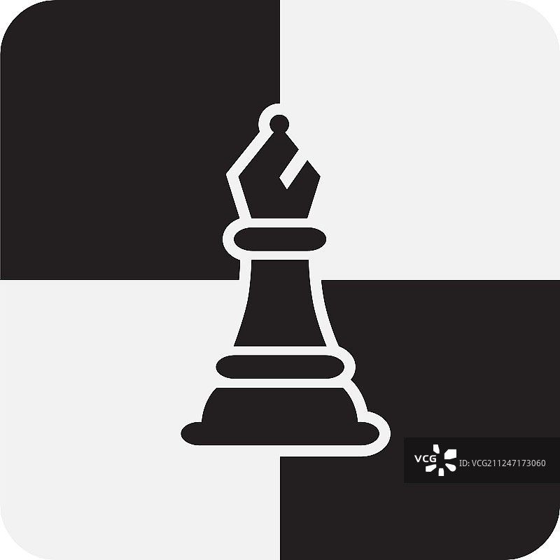 棋子孤立在白色的背景上图片素材